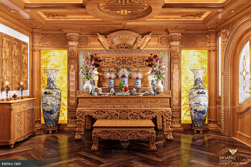 Nguyên tắc thiết kế thi công phòng thờ Phật