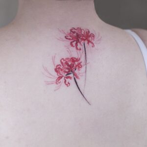 Hình xăm hoa bỉ ngạn có ý nghĩa gì?